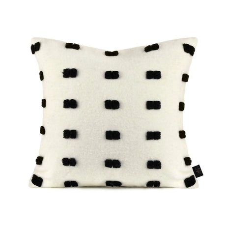 Chic Black and White Orange Accent High-End Cushion - Julia M LifeStyles