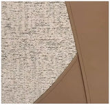 Modern Coffee Colour Cushion Cover with Gold Buckle - Julia M LifeStyles