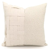 Modern Coffee Colour Cushion Cover with Gold Buckle - Julia M LifeStyles