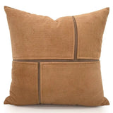 Modern Coffee Colour Cushion Cover with Gold Buckle - Julia M LifeStyles