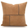 Modern Coffee Colour Cushion Cover with Gold Buckle - Julia M LifeStyles
