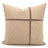 Modern Coffee Colour Cushion Cover with Gold Buckle - Julia M LifeStyles