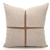 Modern Coffee Colour Cushion Cover with Gold Buckle - Julia M LifeStyles
