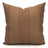 Modern Coffee Colour Cushion Cover with Gold Buckle - Julia M LifeStyles