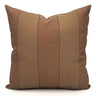 Modern Coffee Colour Cushion Cover with Gold Buckle - Julia M LifeStyles