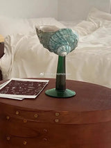 Vintage Shell & Metal Champagne Glasses Set - Julia M LifeStyles