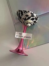 Vintage Shell & Metal Champagne Glasses Set - Julia M LifeStyles