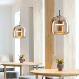Glass Pendant Light light luxury pendant Lamp Deco Nordic Led Hanging Light Fixtures Bedroom Modern Luminaire Suspension lamp - Julia M LifeStyles