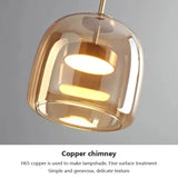 Glass Pendant Light light luxury pendant Lamp Deco Nordic Led Hanging Light Fixtures Bedroom Modern Luminaire Suspension lamp - Julia M LifeStyles