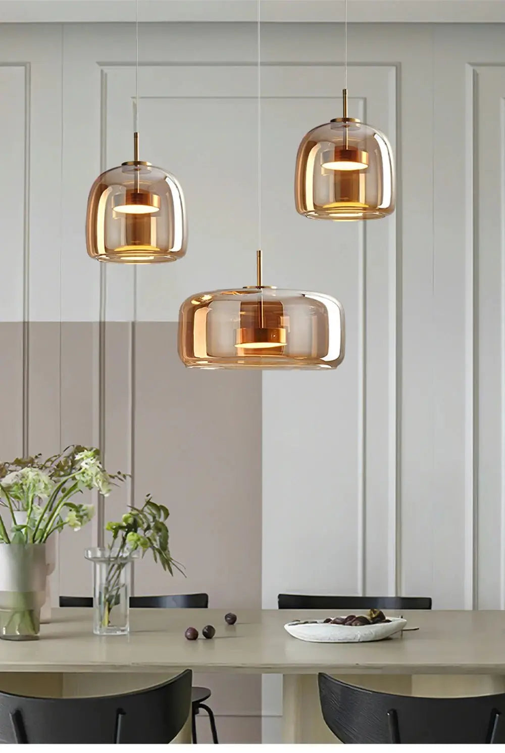 Glass Pendant Light light luxury pendant Lamp Deco Nordic Led Hanging Light Fixtures Bedroom Modern Luminaire Suspension lamp - Julia M LifeStyles