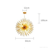 Dandelion Sputnik Chandelier - Modern Iron Art Lighting - Julia M LifeStyles