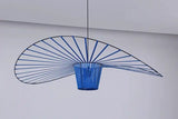 Modern French Designer Straw Hat Chandelier with LED Lighting - Julia M LifeStyles