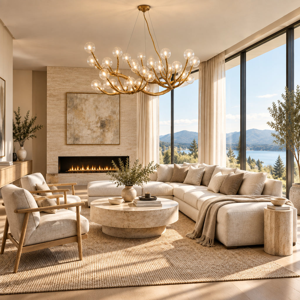 Nordic LED Tree Branch Chandelier 🌿 - Julia M LifeStyles