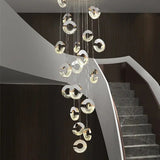 Modern C-type Crystal Pendant Lamp for Luxury Interiors - Julia M LifeStyles