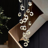 Modern C-type Crystal Pendant Lamp for Luxury Interiors - Julia M LifeStyles