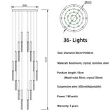 Modern Ceiling Led Chandelier - Illuminate Your Home - Julia M LifeStyles