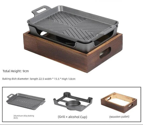 Korean Style Charcoal Insulated Barbecue Grill for 2-3 People - Julia M LifeStyles