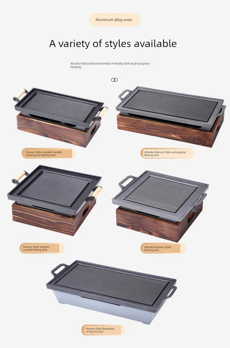 Aluminum Alloy Korean Style Restaurant Charcoal Insulated Barbecue Grill - Julia M LifeStyles