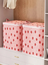 Large capacity clothing storage bag Portable clothing quilt storage bag Bedroom organizer foldable dust-proof quilt zipper bag - Julia M LifeStyles