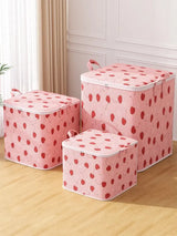 Large capacity clothing storage bag Portable clothing quilt storage bag Bedroom organizer foldable dust-proof quilt zipper bag - Julia M LifeStyles