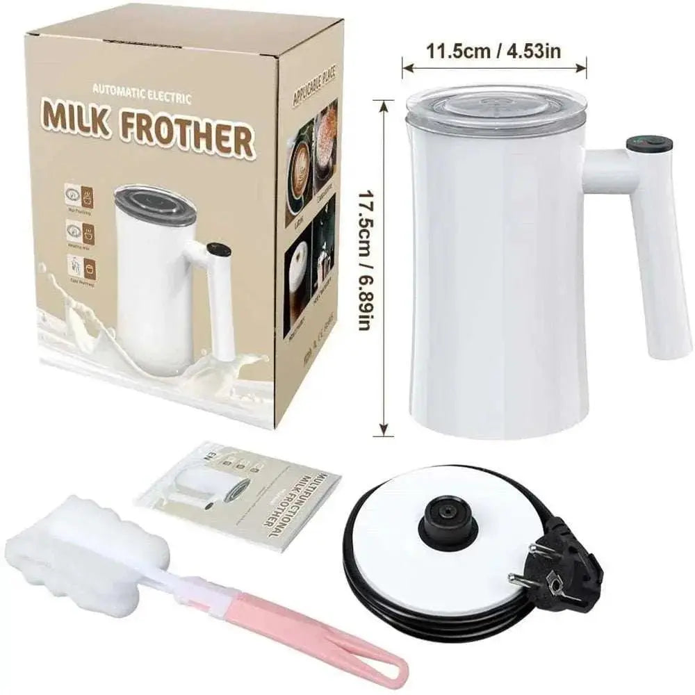 Automatic Milk Frother Electric Cold/Hot Milk Steamer Cappuccino Machine - Julia M LifeStyles