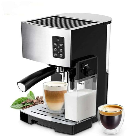 19 Bar All-in-One Coffee-Espresso Maker with Milk Froth - Julia M LifeStyles
