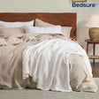 Bedsure 100% Cotton Waffle Weave Lightweight Blanket - Julia M LifeStyles