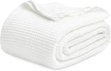 Bedsure 100% Cotton Waffle Weave Lightweight Blanket - Julia M LifeStyles