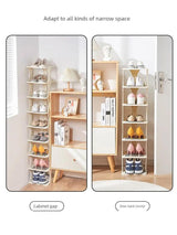Indoor Small Narrow Gap Entrance Dormitory Good-looking Shoe Rack - Julia M LifeStyles