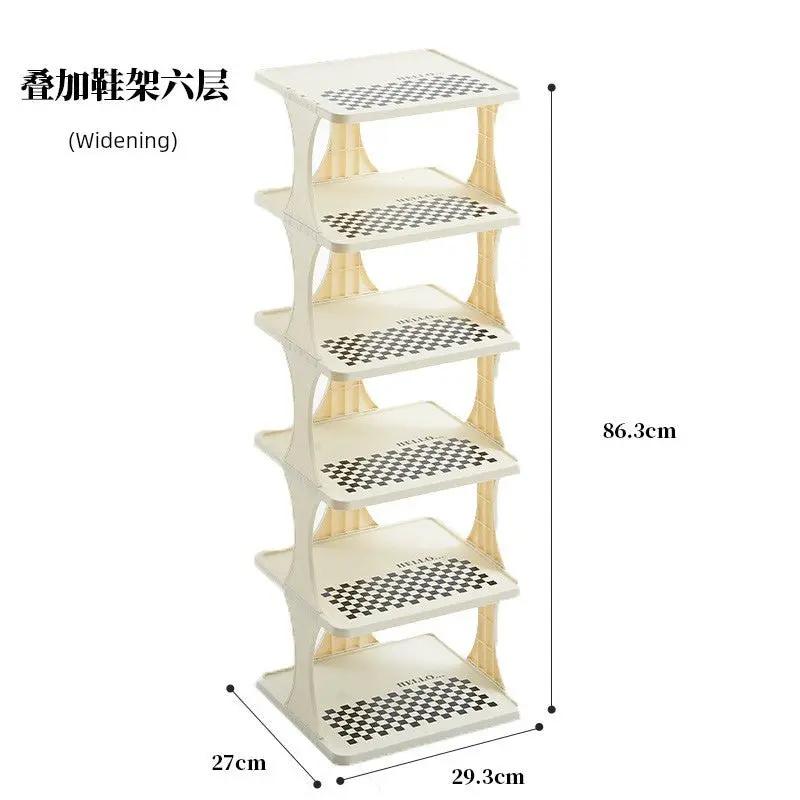 Indoor Small Narrow Gap Entrance Dormitory Good-looking Shoe Rack - Julia M LifeStyles