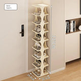 Indoor Small Narrow Gap Entrance Dormitory Good-looking Shoe Rack - Julia M LifeStyles
