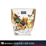 Bohemia Crystal Glass Whiskey & Wine Set - 401ML to 500ML - Julia M LifeStyles