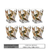 Bohemia Crystal Glass Whiskey & Wine Set - 401ML to 500ML - Julia M LifeStyles