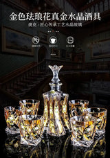 Bohemia Crystal Glass Whiskey & Wine Set - 401ML to 500ML - Julia M LifeStyles