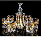 Bohemia Crystal Glass Whiskey & Wine Set - 401ML to 500ML - Julia M LifeStyles