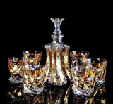 Bohemia Crystal Glass Whiskey & Wine Set - 401ML to 500ML - Julia M LifeStyles