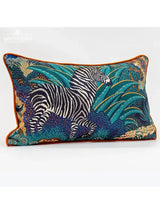American Jungle Velvet Cushion Cover by Meow Sauce Home - Julia M LifeStyles