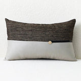 Accessible Luxury Wind Black Geometric Fox Fur Pillow Cover - Julia M LifeStyles