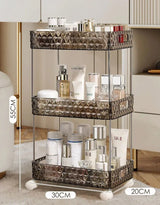 Bathroom Organizer Shelf Home Kitchen Acryl Storage Rack Large Capacity Skincare Cosmetic Liptick Shampoo Desktop Holder - Julia M LifeStyles