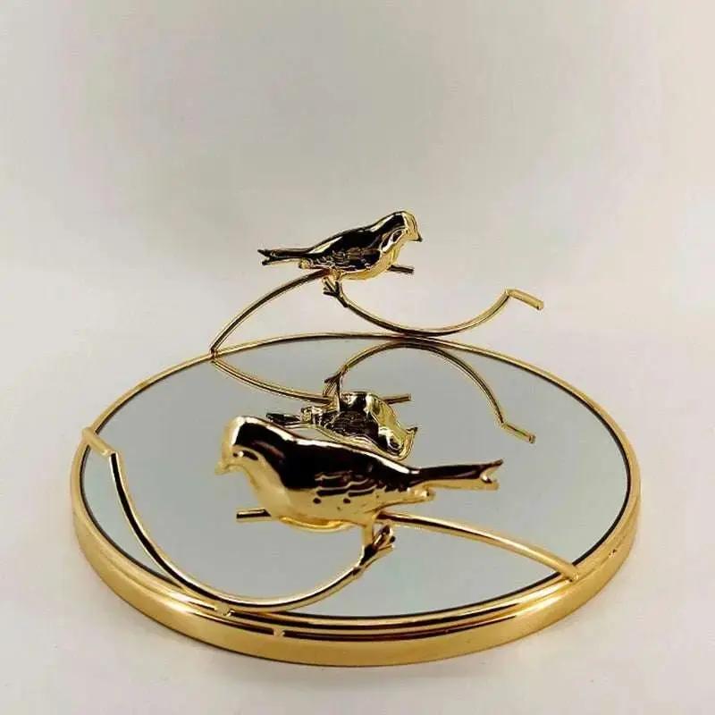 Golden Mirror Storage Tray - Julia M LifeStyles