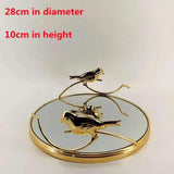 Golden Mirror Storage Tray - Julia M LifeStyles