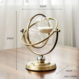 European Style Luxury White Sand Rotating Hourglass - Julia M LifeStyles