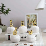 Eco-Chic Ceramic Animal Jar - Julia M LifeStyles