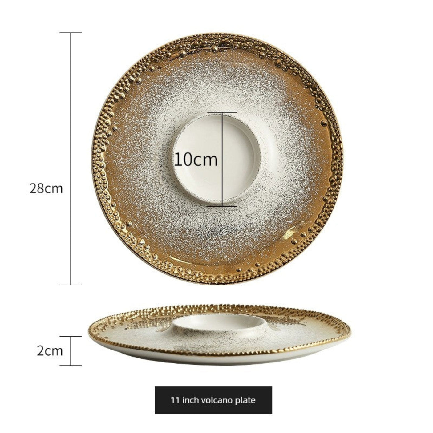Flat Tray Fancy Steak Meal Dish For Home Creative and Slightly Luxury Western Tableware Ceramic Plate - Julia M LifeStyles