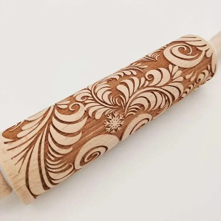 Julia M Rolling Pin with Pattern - Elevate Your Baking Game - Julia M LifeStyles