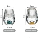 Crystal Elegance: 10-Piece White Wine Glass Set with Gold Accents - Julia M LifeStyles