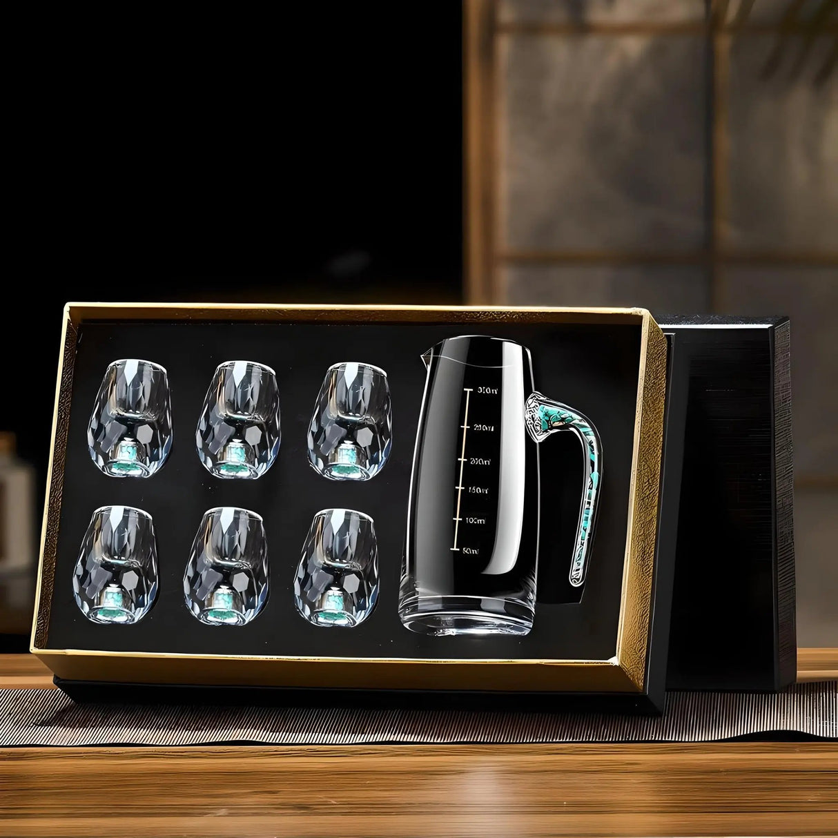 Crystal Elegance: 10-Piece White Wine Glass Set with Gold Accents - Julia M LifeStyles