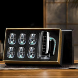 Crystal Elegance: 10-Piece White Wine Glass Set with Gold Accents - Julia M LifeStyles