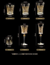 European Elegance Crystal Whiskey and Wine Glass Set - Julia M LifeStyles