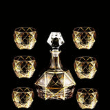 Gold-Lined Crystal Whisky & Wine Glass Set - Julia M LifeStyles